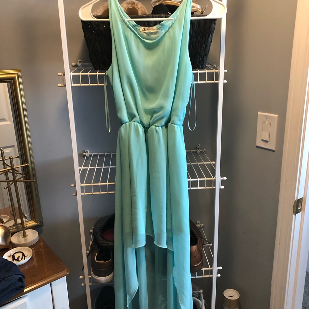 Cotton Candy Dress/ Teal/ Size S